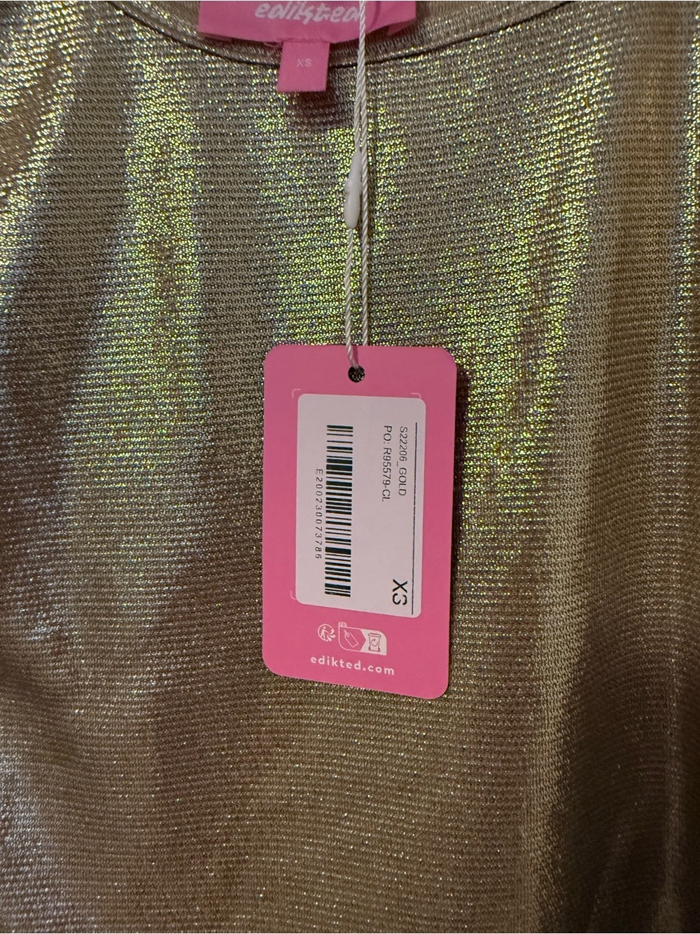 Gold Edikted Tank Top - Picture 3 of 4